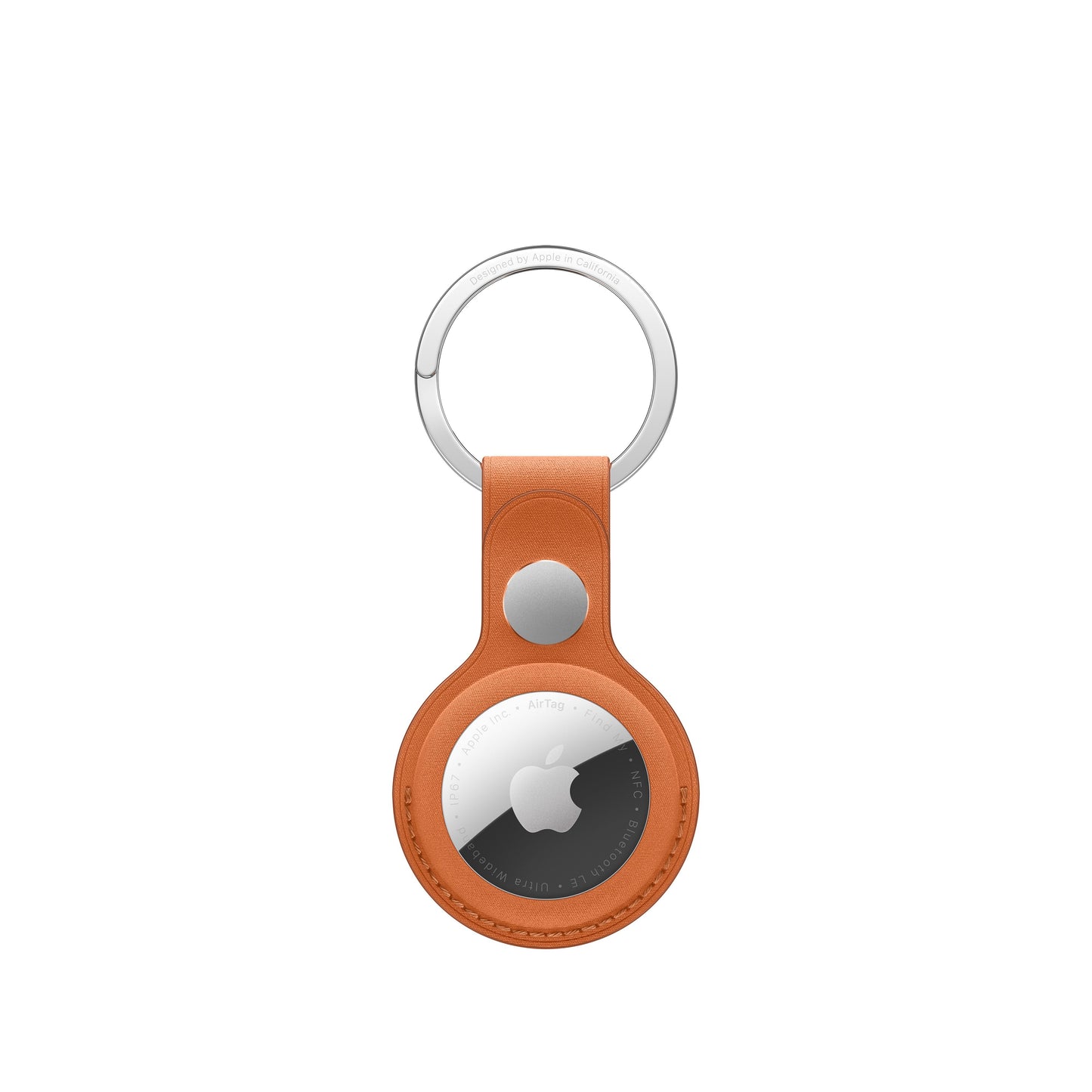 AirTag FineWoven Key Ring - Fox Orange - iSTYLE MK