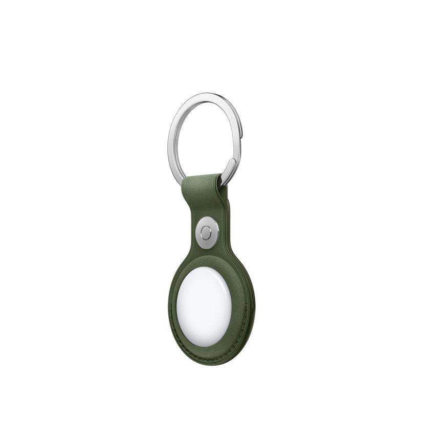 AirTag FineWoven Key Ring - Moss - iSTYLE MK