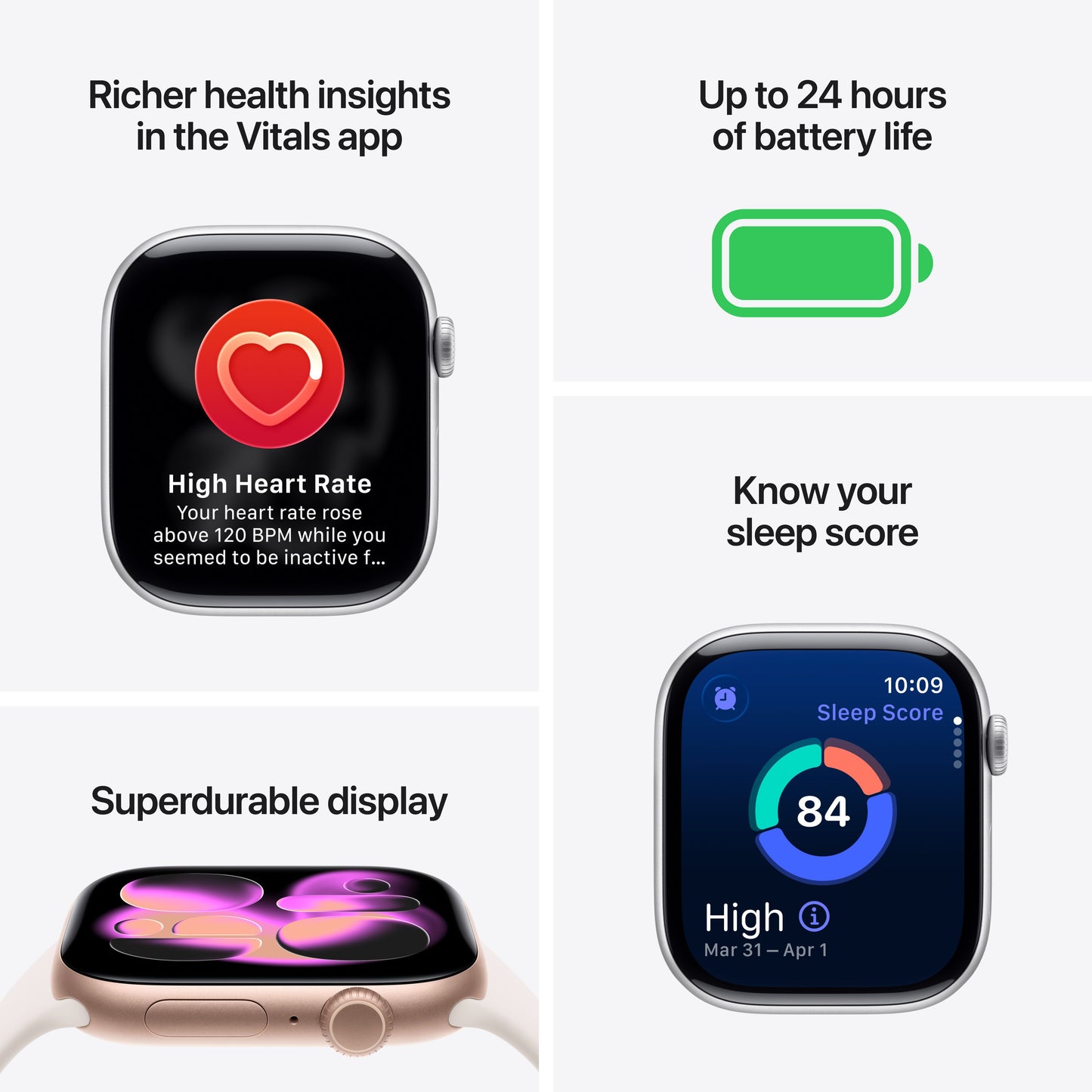 Apple Watch Series 11 GPS 42mm Rose Gold Aluminium Case with Light Blush Sport Band - S/M - iSTYLE MK