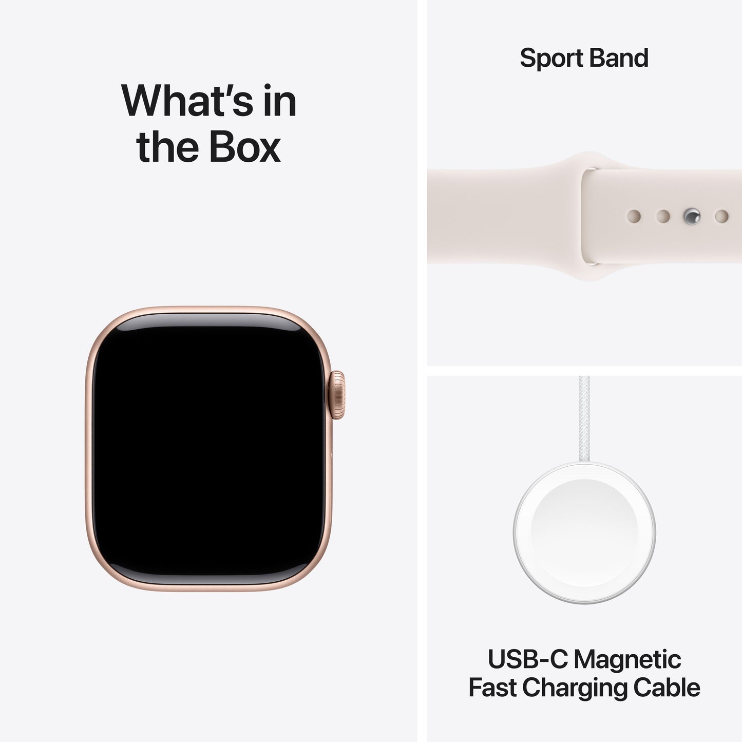 Apple Watch Series 11 GPS 42mm Rose Gold Aluminium Case with Light Blush Sport Band - S/M - iSTYLE MK