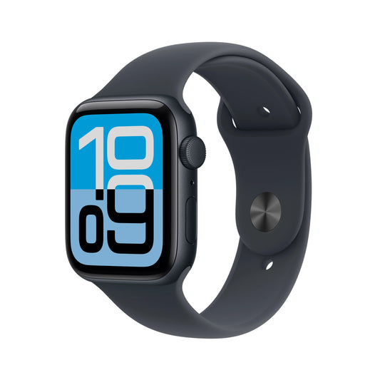 Apple Watch SE 3 GPS 44mm Midnight Aluminium Case with Midnight Sport Band - M/L - iSTYLE MK