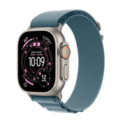 Apple Watch Ultra 3 GPS + Cellular 49mm Natural Titanium Case with Light Blue Alpine Loop - Medium - iSTYLE MK
