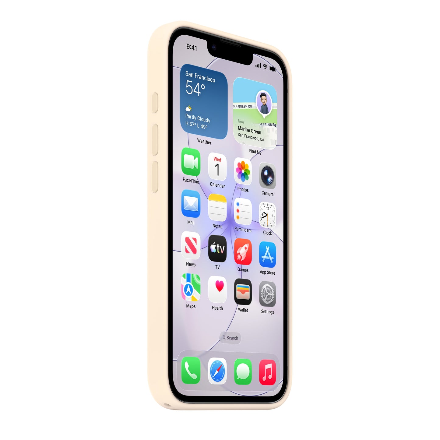 iPhone 17e Silicone Case with MagSafe – Vanilla - iSTYLE.mk