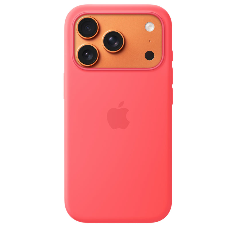 iPhone 17 Pro Silicone Case with MagSafe – Bright Guava - iSTYLE.mk