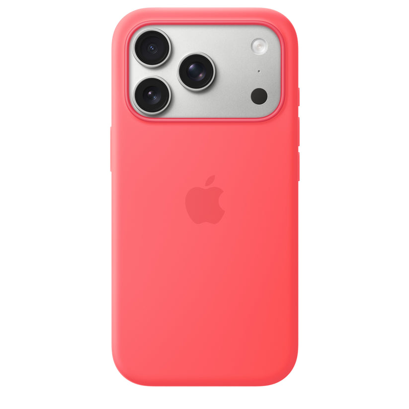 iPhone 17 Pro Silicone Case with MagSafe – Bright Guava - iSTYLE.mk