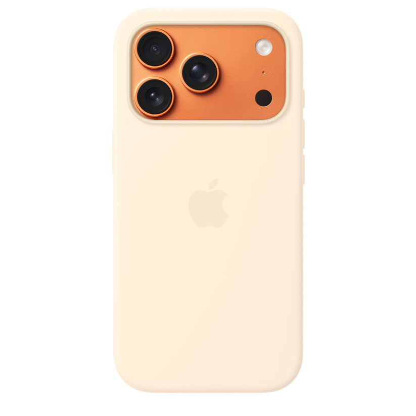 iPhone 17 Pro Silicone Case with MagSafe – Vanilla - iSTYLE.mk