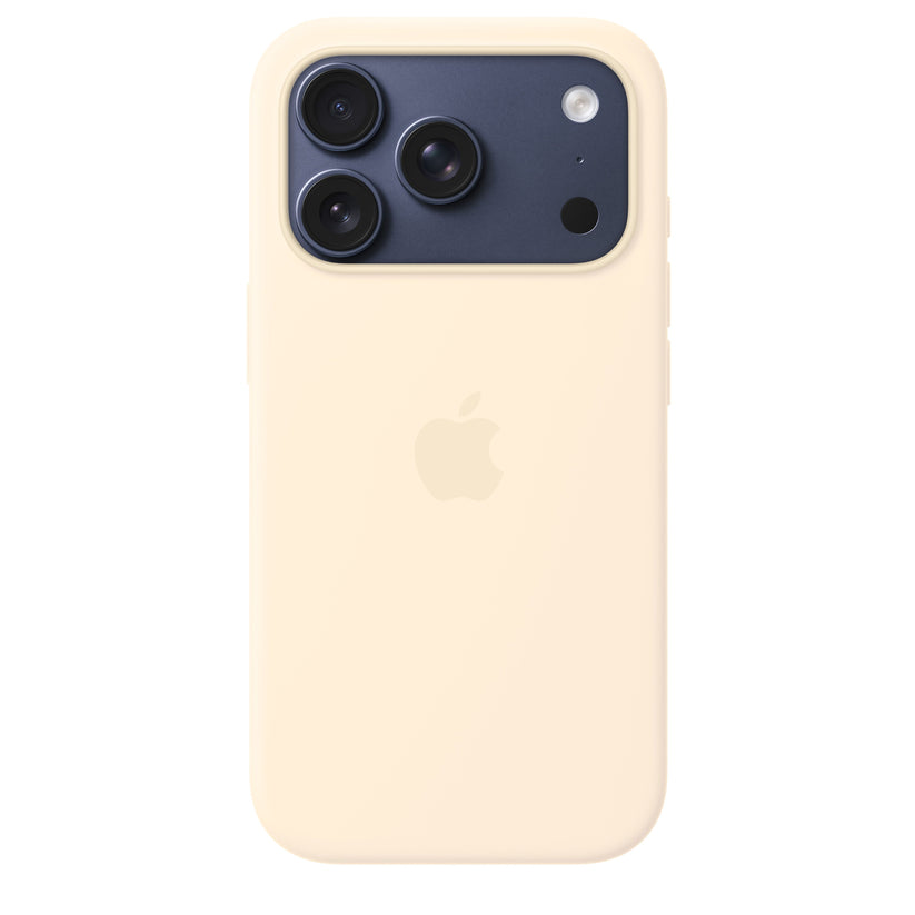 iPhone 17 Pro Silicone Case with MagSafe – Vanilla - iSTYLE.mk