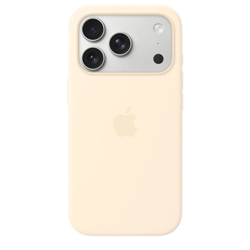 iPhone 17 Pro Silicone Case with MagSafe – Vanilla - iSTYLE.mk