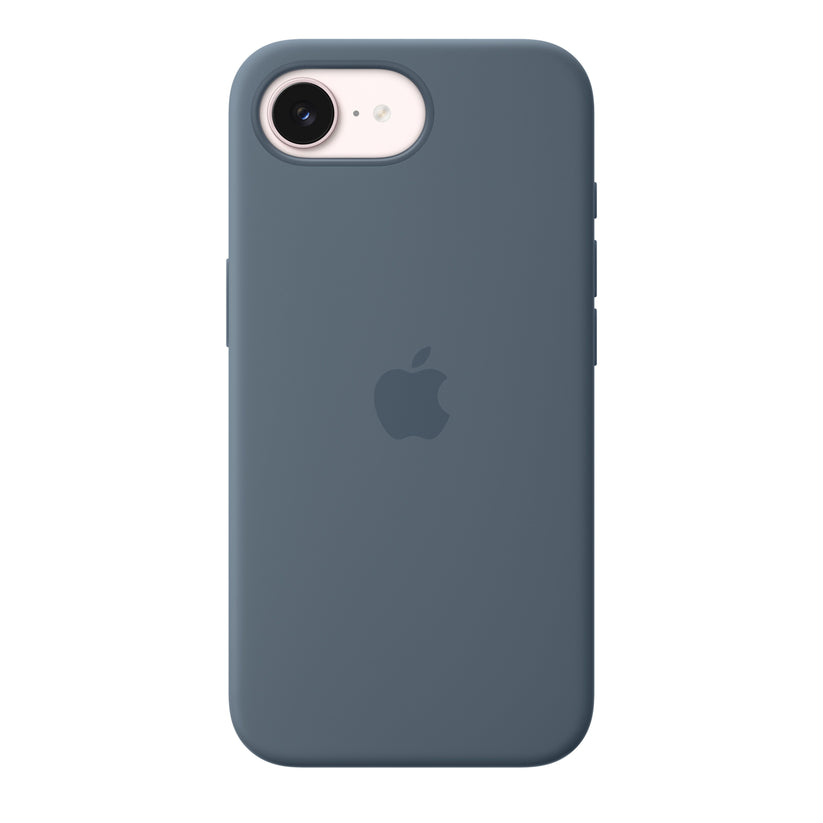 iPhone 17e Silicone Case with MagSafe – Anchor Blue - iSTYLE.mk