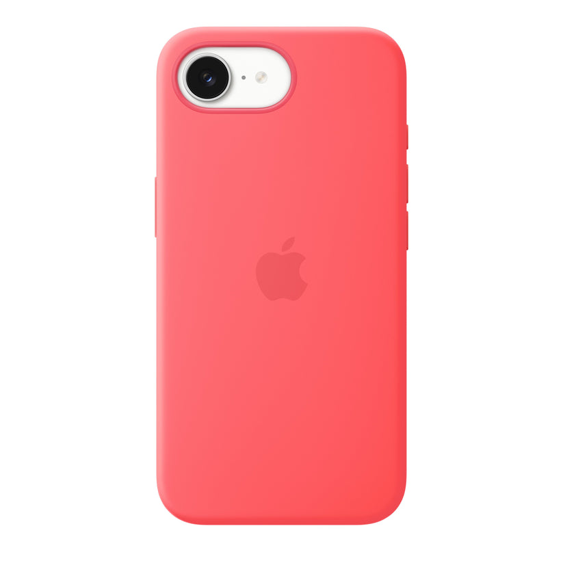 iPhone 17e Silicone Case with MagSafe – Bright Guava - iSTYLE.mk