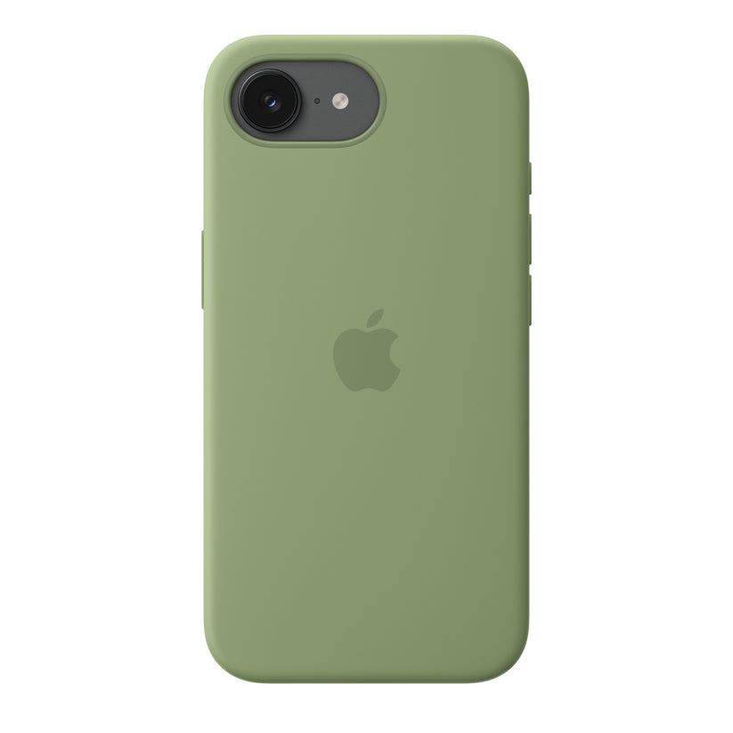 iPhone 17e Silicone Case with MagSafe – Light Moss - iSTYLE.mk