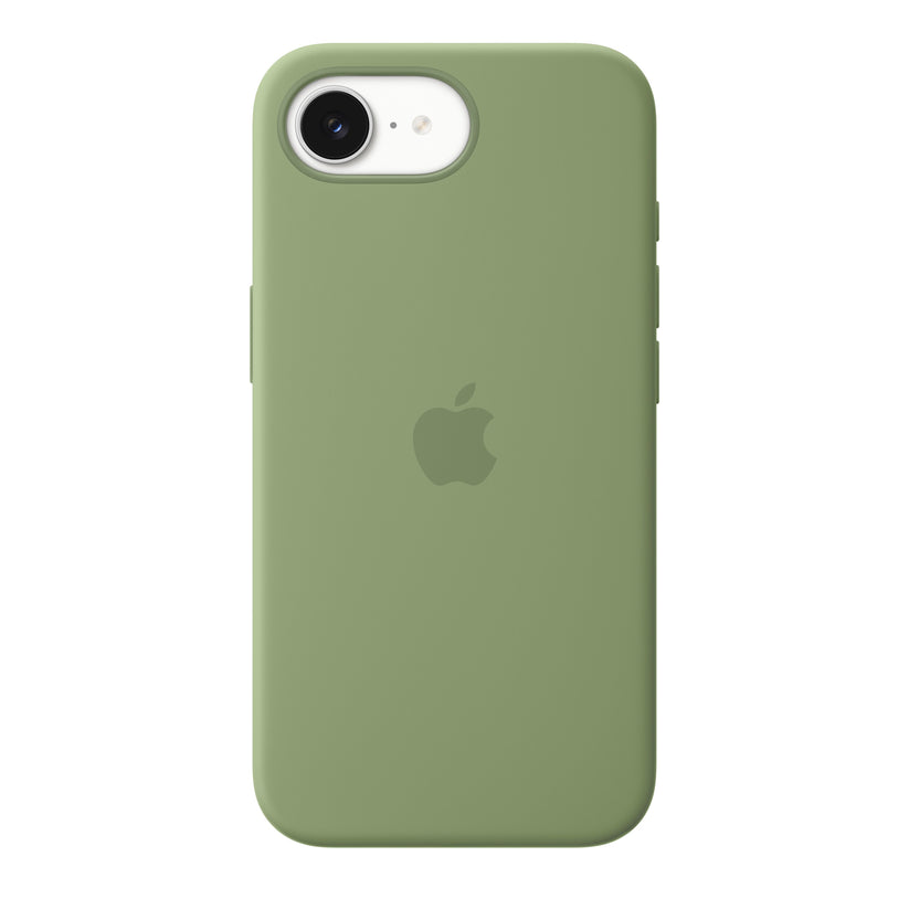 iPhone 17e Silicone Case with MagSafe – Light Moss - iSTYLE.mk