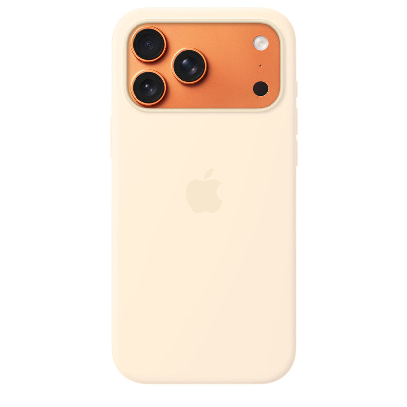 iPhone 17 Pro Max Silicone Case with MagSafe – Vanilla - iSTYLE.mk