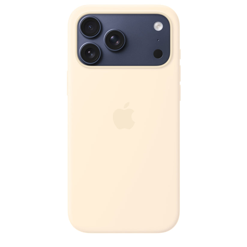 iPhone 17 Pro Max Silicone Case with MagSafe – Vanilla - iSTYLE.mk