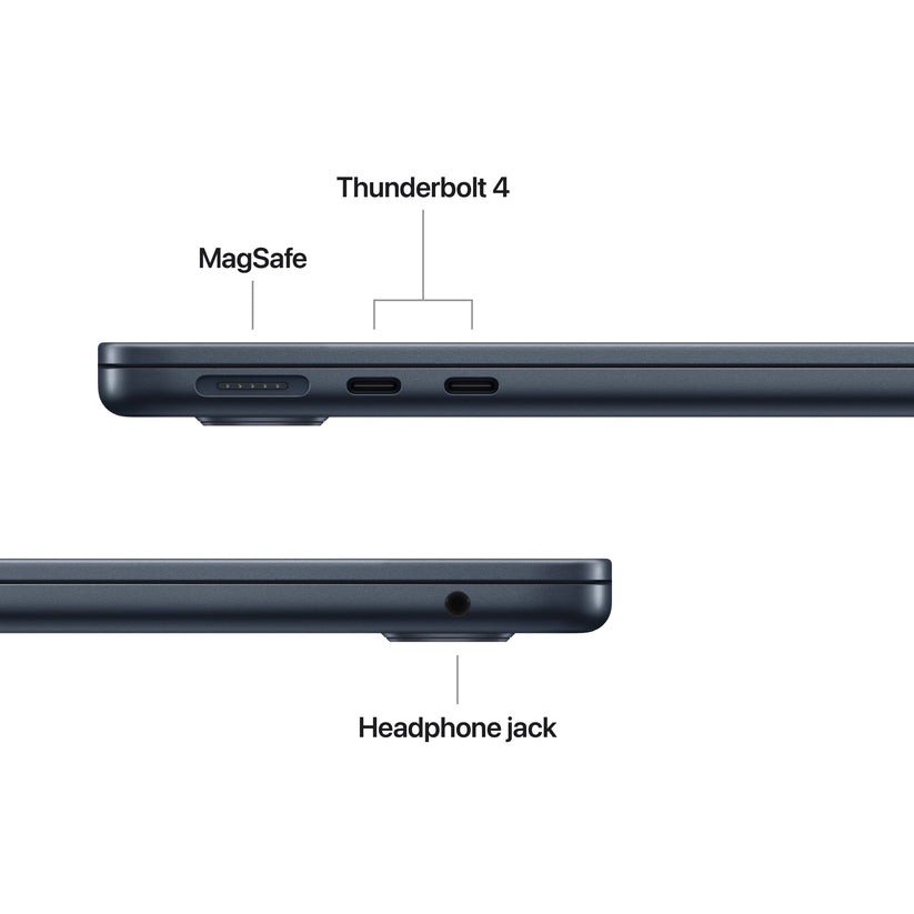 13-inch MacBook Air: Apple M5 chip with 10-core CPU and 8-core GPU, 512GB SSD - Midnight - iSTYLE.mk