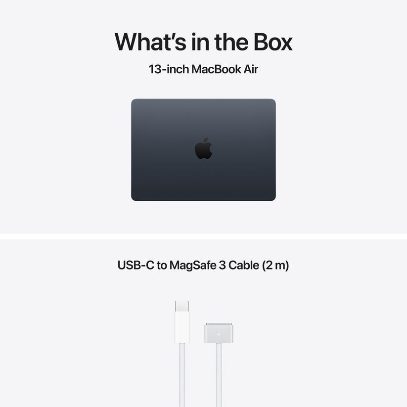 13-inch MacBook Air: Apple M5 chip with 10-core CPU and 8-core GPU, 512GB SSD - Midnight - iSTYLE.mk