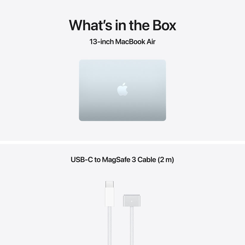 13-inch MacBook Air: Apple M5 chip with 10-core CPU and 10-core GPU, 1TB SSD - Sky Blue - iSTYLE.mk