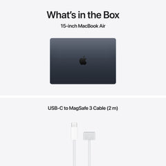 15-inch MacBook Air: Apple M5 chip with 10-core CPU and 10-core GPU, 1TB SSD - Midnight - iSTYLE.mk