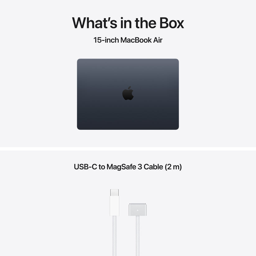 15-inch MacBook Air: Apple M5 chip with 10-core CPU and 10-core GPU, 512GB SSD - Midnight - iSTYLE.mk
