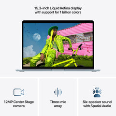 15-inch MacBook Air: Apple M5 chip with 10-core CPU and 10-core GPU, 512GB SSD - Sky Blue - iSTYLE.mk