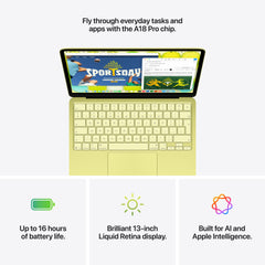 13-inch MacBook Neo: Apple A18 Pro chip with 6‑core CPU and 5‑core GPU, Magic Keyboard, 256GB SSD - Blush - iSTYLE.mk