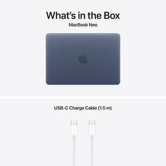13-inch MacBook Neo: Apple A18 Pro chip with 6‑core CPU and 5‑core GPU, Magic Keyboard, 256GB SSD - Indigo - iSTYLE.mk