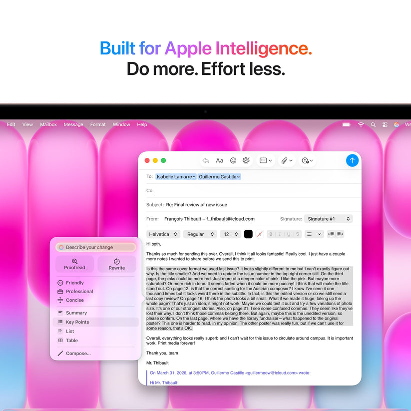 13-inch MacBook Neo: Apple A18 Pro chip with 6‑core CPU and 5‑core GPU, Magic Keyboard with Touch ID, 512GB SSD - Blush - iSTYLE.mk