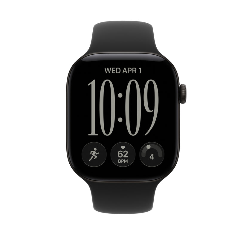 46mm Black Sport Band - M/L - iSTYLE.mk
