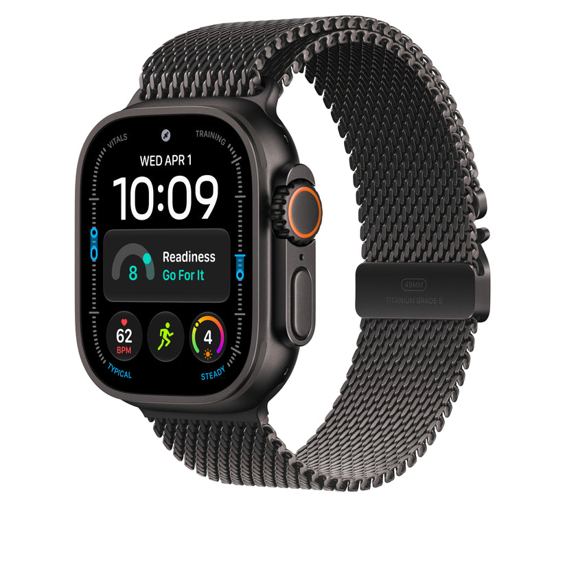 49mm Black Titanium Milanese Loop - Large - iSTYLE.mk