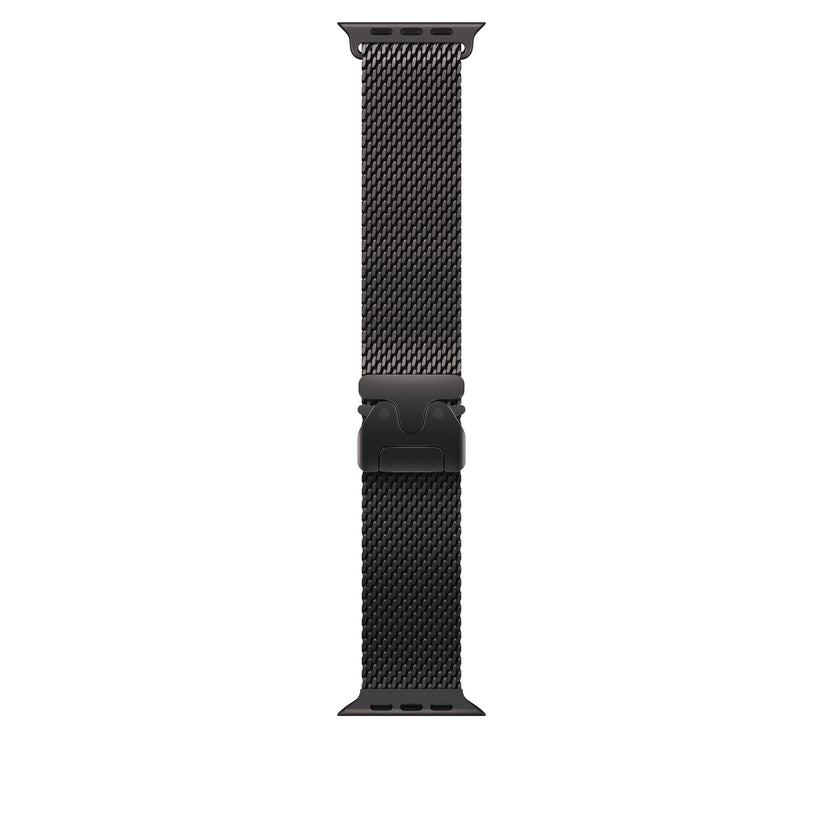49mm Black Titanium Milanese Loop - Large - iSTYLE.mk