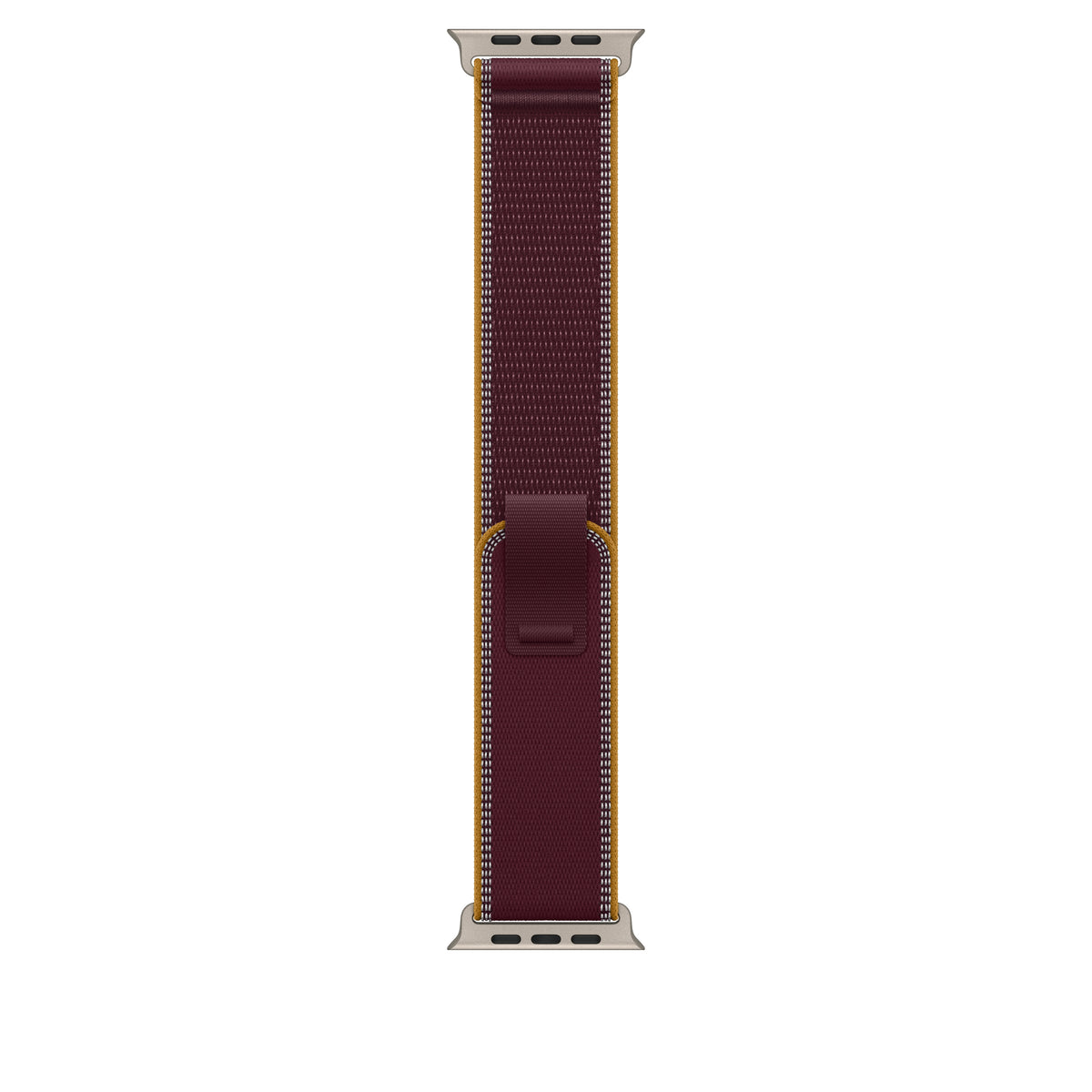 49mm Burgundy Trail Loop - S/M - Natural Titanium Finish - iSTYLE.mk