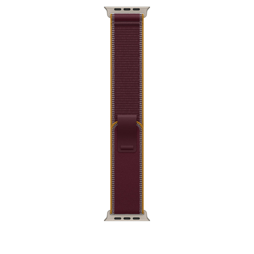 49mm Burgundy Trail Loop - S/M - Natural Titanium Finish - iSTYLE.mk