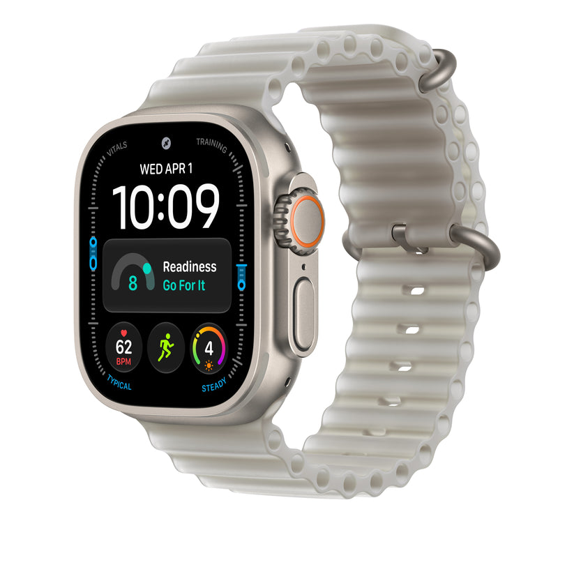 49mm Translucent Grey Ocean Band Extension - Black Titanium Finish - iSTYLE.mk