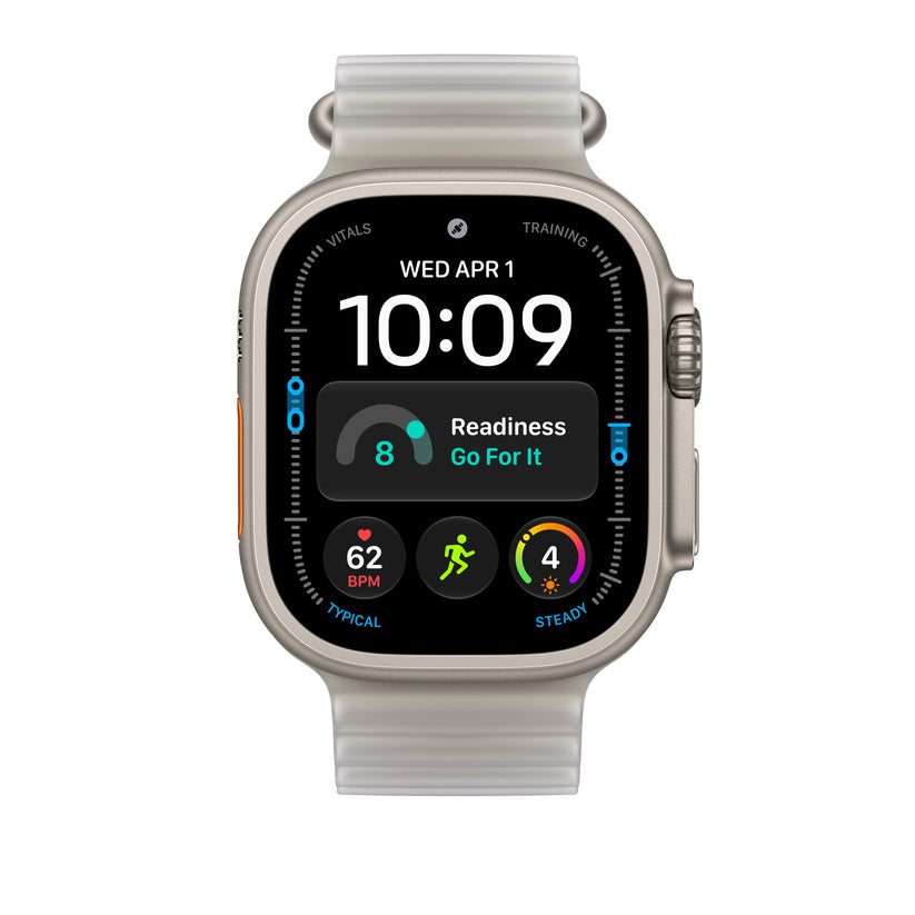49mm Translucent Grey Ocean Band Extension - Black Titanium Finish - iSTYLE.mk