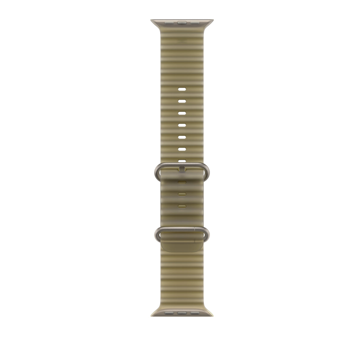 49mm Translucent Kelp Ocean Band - Natural Titanium Finish - iSTYLE.mk