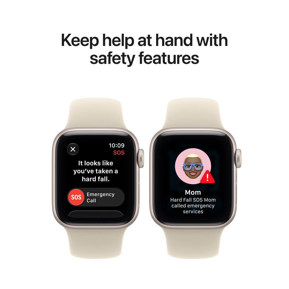 Apple Watch SE 3 GPS 40mm Starlight Aluminium Case with Sand Sport Band - M/L - iSTYLE.mk