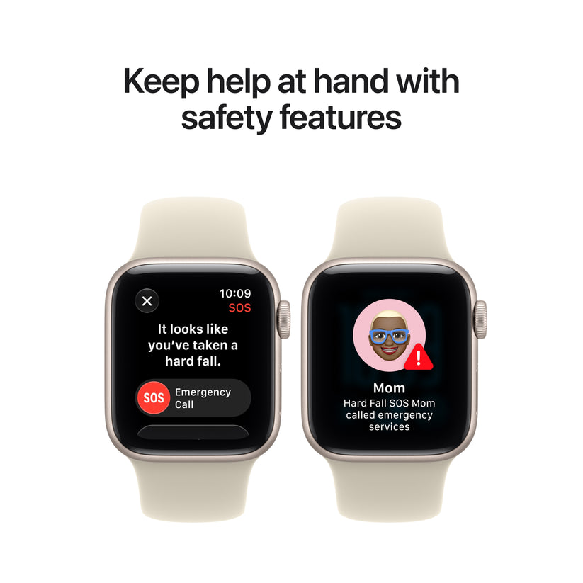 Apple Watch SE 3 GPS 40mm Starlight Aluminium Case with Sand Sport Band - M/L - iSTYLE.mk