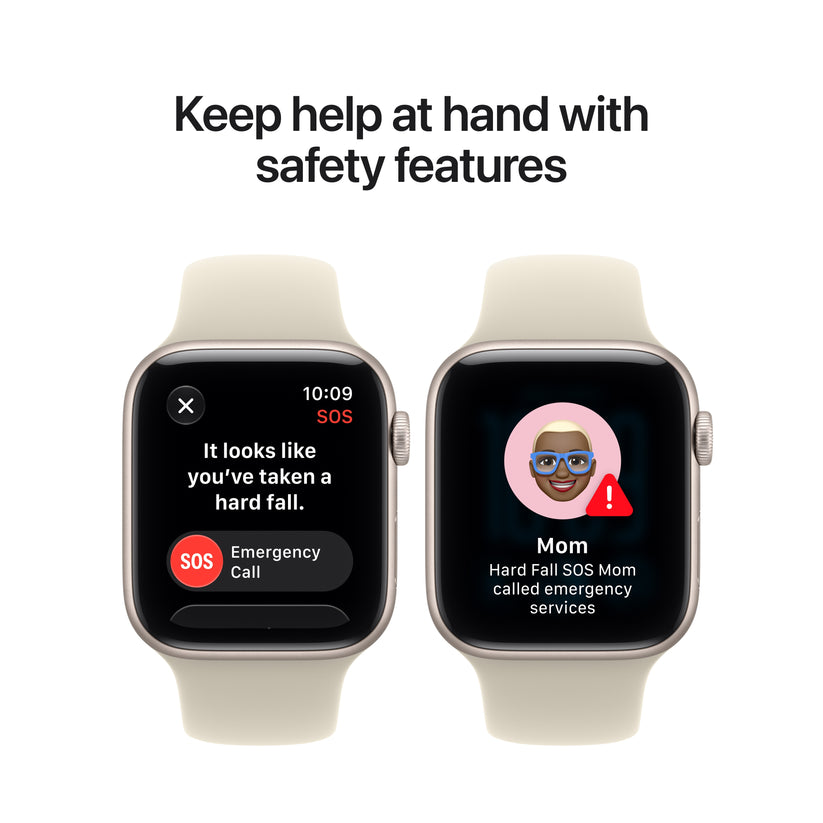 Apple Watch SE 3 GPS 44mm Midnight Aluminium Case with Navy Blue Sport Band - M/L - iSTYLE.mk