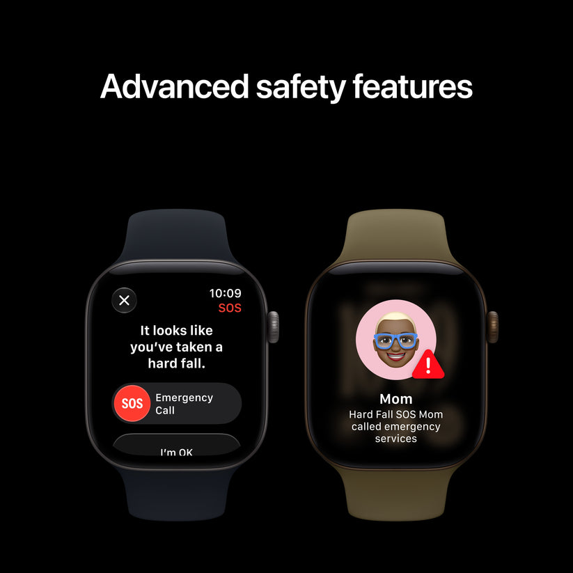 Apple Watch Series 12 GPS 42mm Dark Bronze Aluminium Case with Olive Sport Band - M/L - iSTYLE.mk