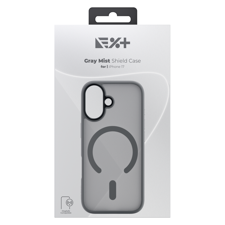 NOA Gray Mist Shield Case for iPhone 17 | MagSafe Compatible
