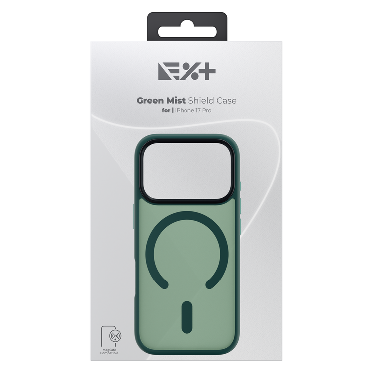 NOA Green Mist Shield Case for iPhone 17 Pro | MagSafe Compatible