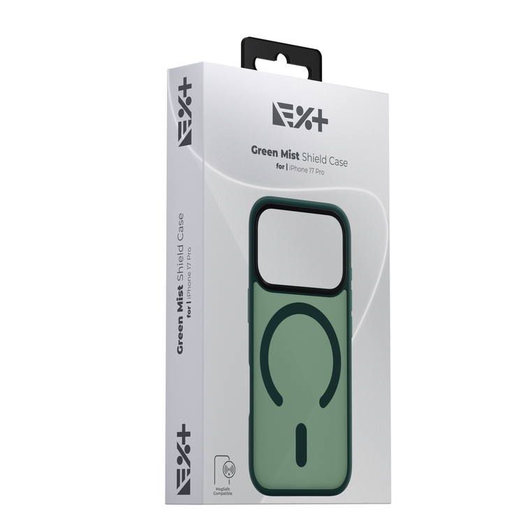 NOA Green Mist Shield Case for iPhone 17 Pro | MagSafe Compatible