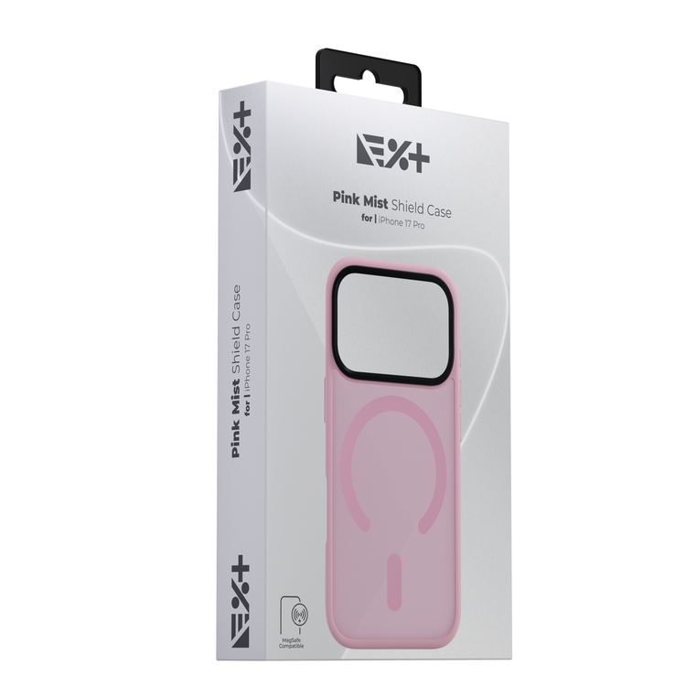 NOA Pink Mist Shield Case for iPhone 17 Pro | MagSafe Compatible