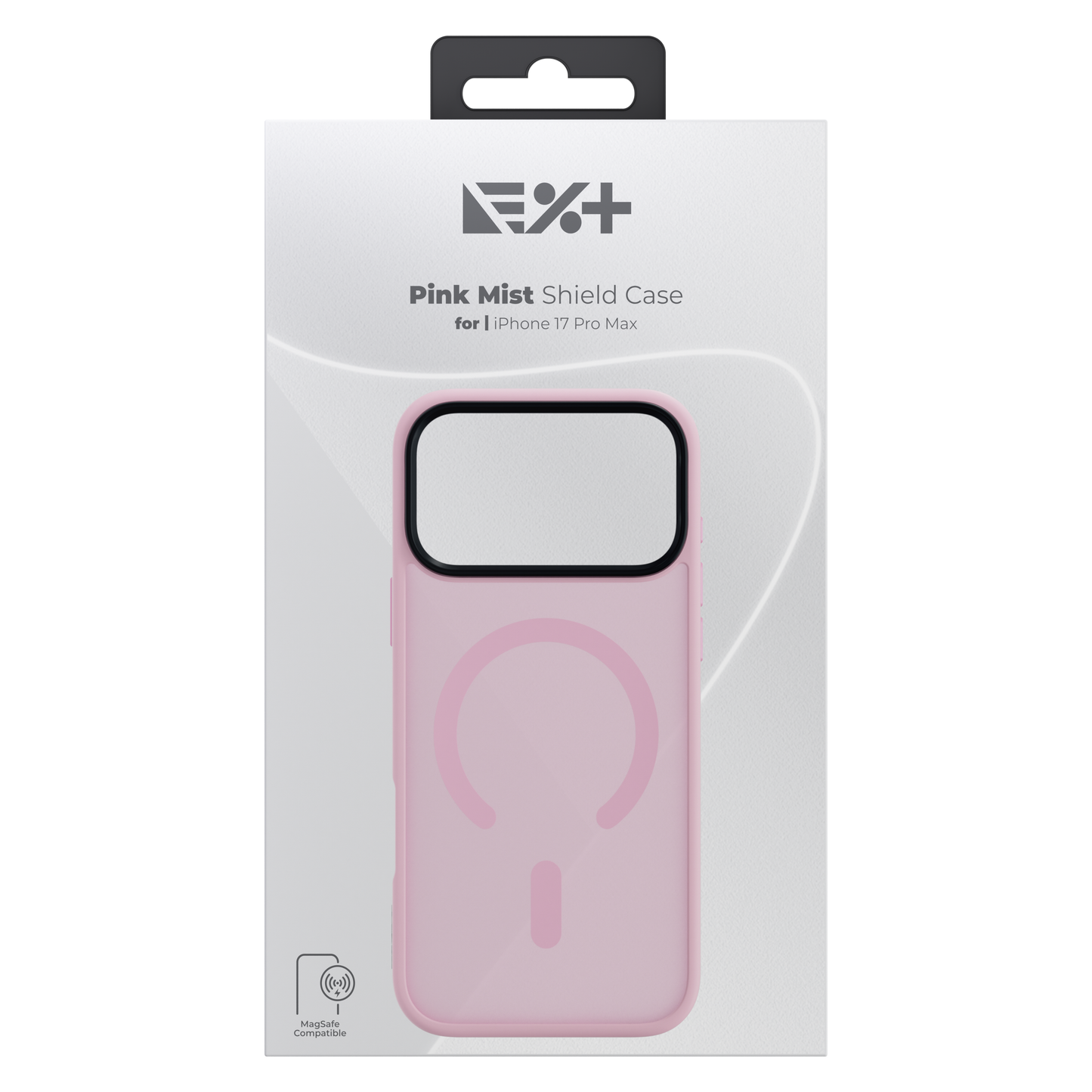 NOA Pink Mist Shield Case for iPhone 17 Pro Max | MagSafe Compatible