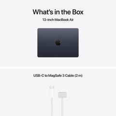 13-инчен MacBook Air:Apple M5 чип сo 10-јадрен CPU и 10-јадрен GPU, 2TB SSD, 24GB RAM,  US - English - Midnight CTO