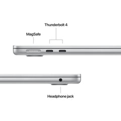 13-инчен MacBook Air:Apple M5 чип сo 10-јадрен CPU и 10-јадрен GPU, 2TB SSD, 24GB RAM, US - English - Silver CTO - iSTYLE.mk