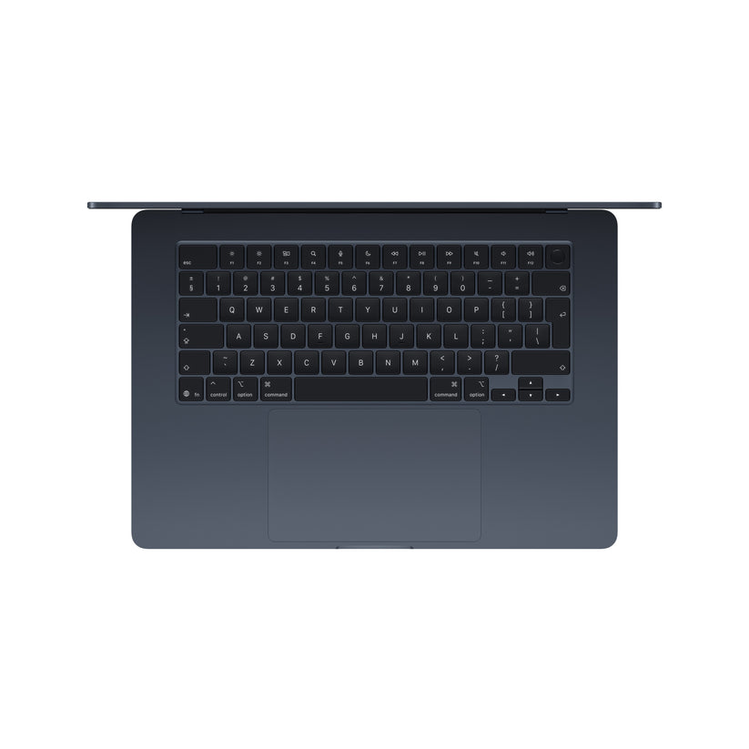 15-инчен MacBook Air:Apple M5 чип сo 10-jaдрен CPU и 10-jaдрен GPU, 4TB SSD, 24GB RAM, International English - Midnight CTO - iSTYLE.mk