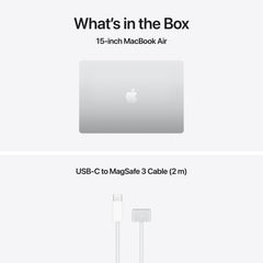 15-инчен MacBook Air:Apple M5 чип сo 10-jaдрен CPU и 10-jaдрен GPU, 512GB SSD, 32GB RAM, International English - Silver CTO - iSTYLE.mk