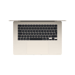 15-инчен MacBook Air:Apple M5 чип сo 10-jaдрен CPU и 10-jaдрен GPU, 4TB SSD, 24GB RAM, International English - Starlight CTO