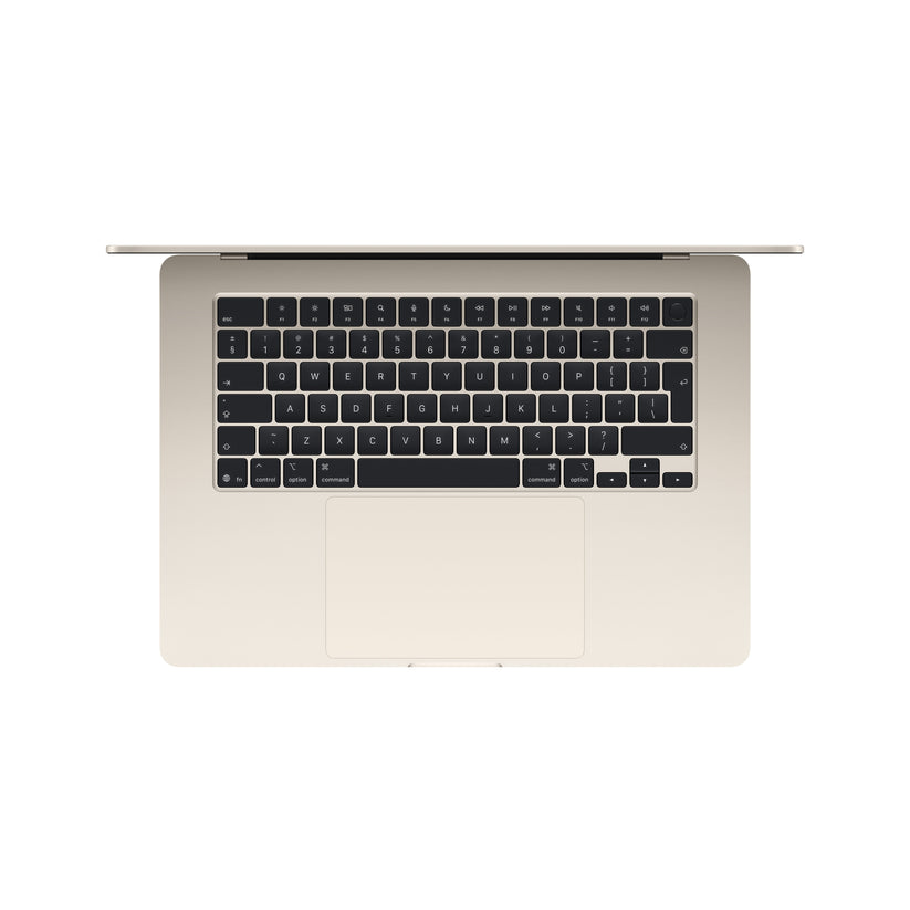 15-инчен MacBook Air:Apple M5 чип сo 10-jaдрен CPU и 10-jaдрен GPU, 2TB SSD, 16GB RAM, International English - Starlight CTO